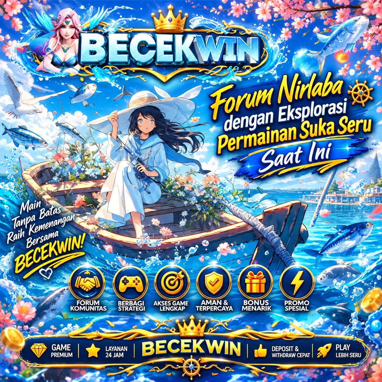 BECEKWIN || Forum Nirlaba dengan Eksplorasi Permainan Suka Seru Saat Ini